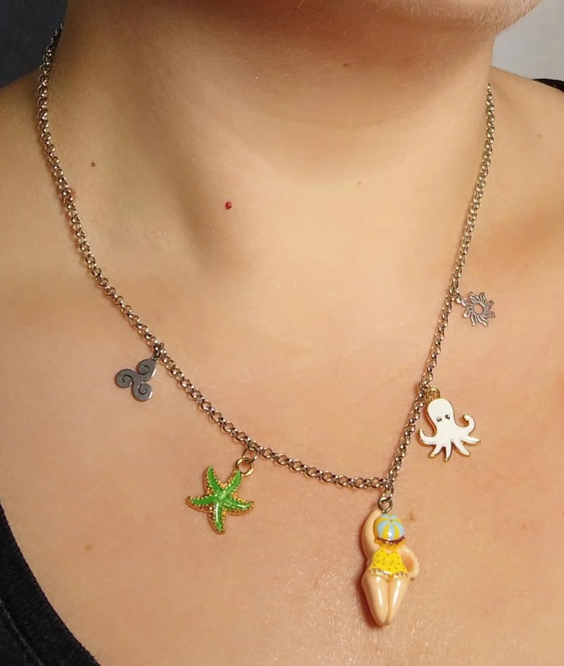 Collier Petit Baigneur 🏊​ (pièce unique) — photo 2
