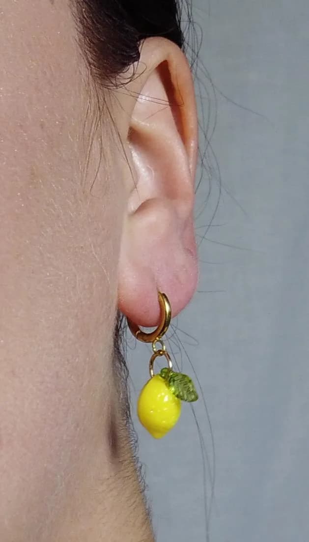 Boucles D'oreilles Dolce Limone 🍋 (pièce unique) — photo 3