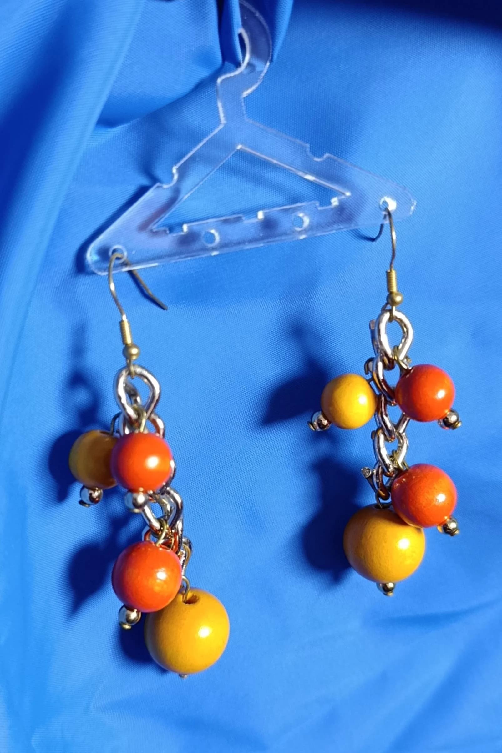 Boucles D'oreilles Grappe Solaire ☀️ (pièce unique)