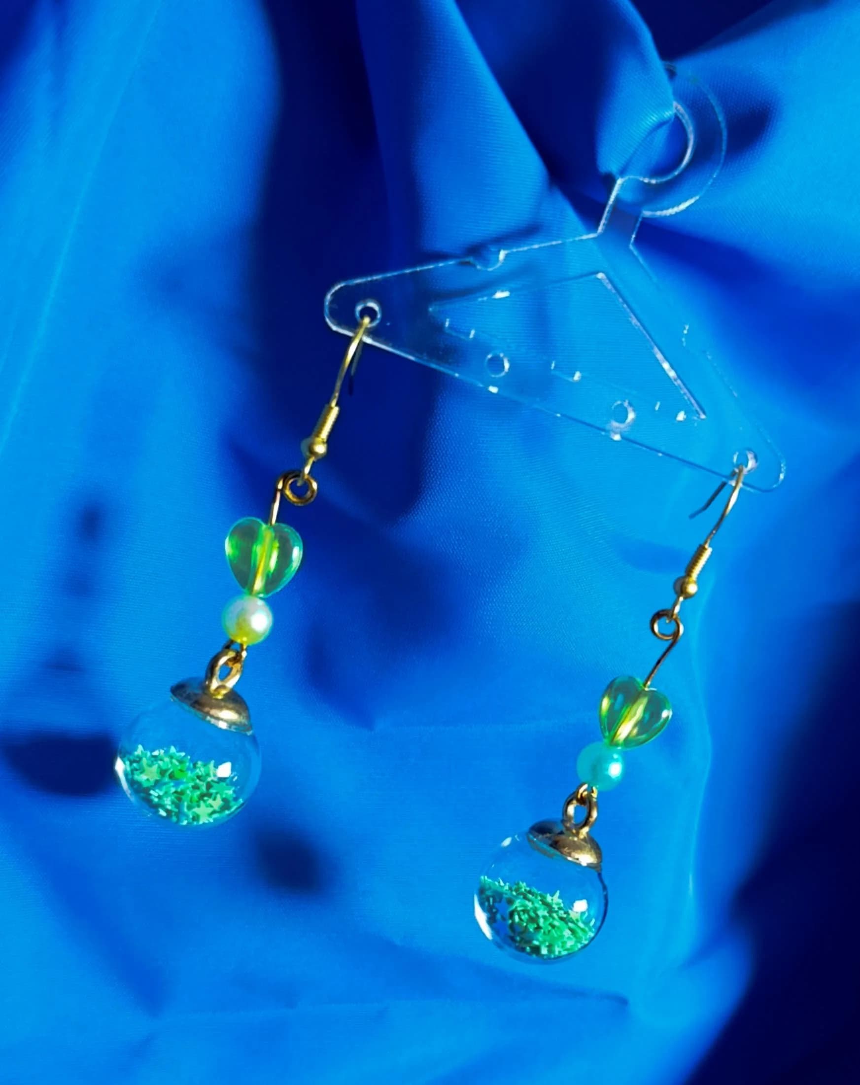  Boucles D'oreilles Fée Pomme 🍏 (pièce unique)