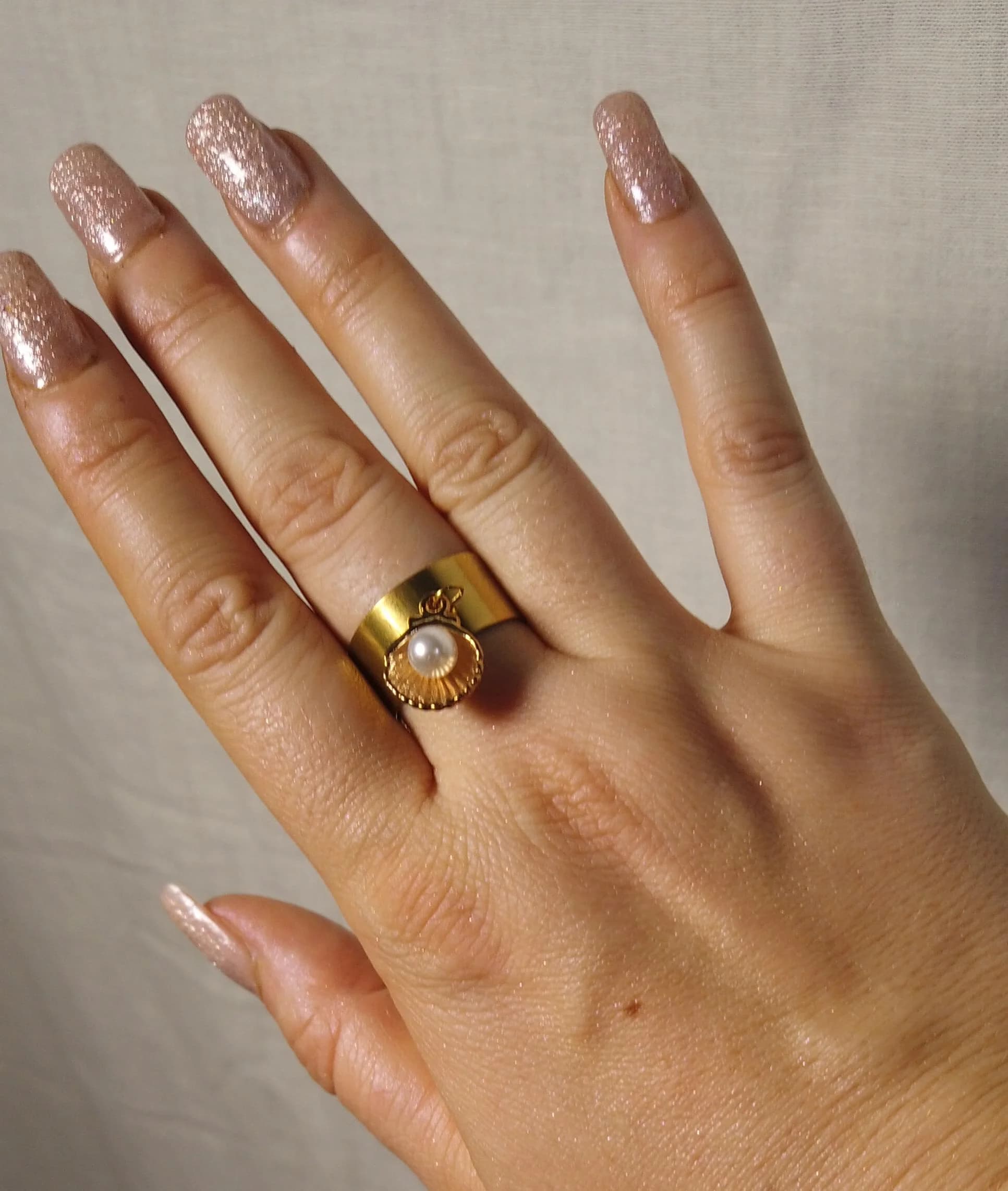 Bague Perle des Mers ⚪🫧 (pièce unique) — photo 2