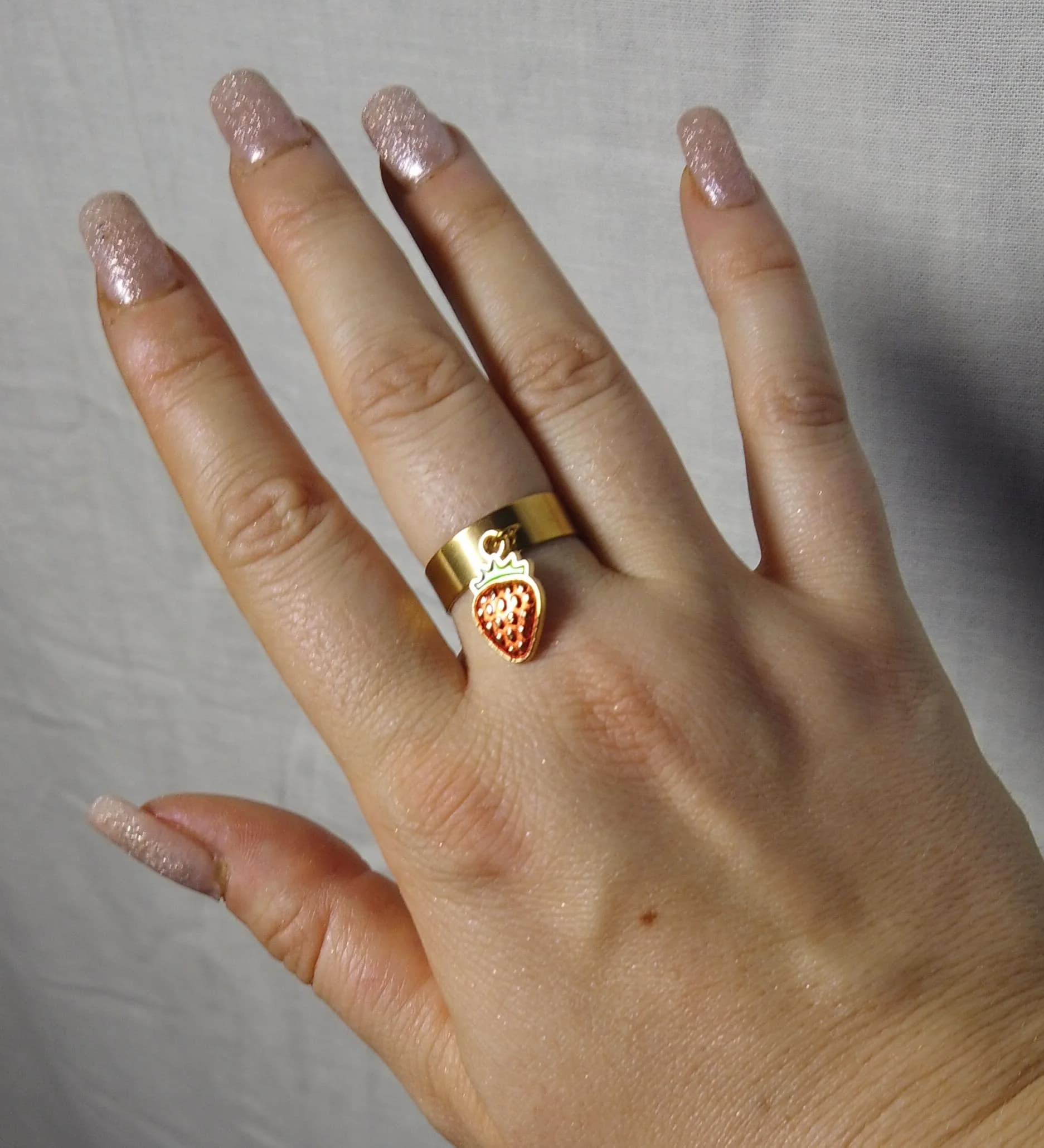 Bague Petite Fraise 🍓 (pièce unique) — photo 2