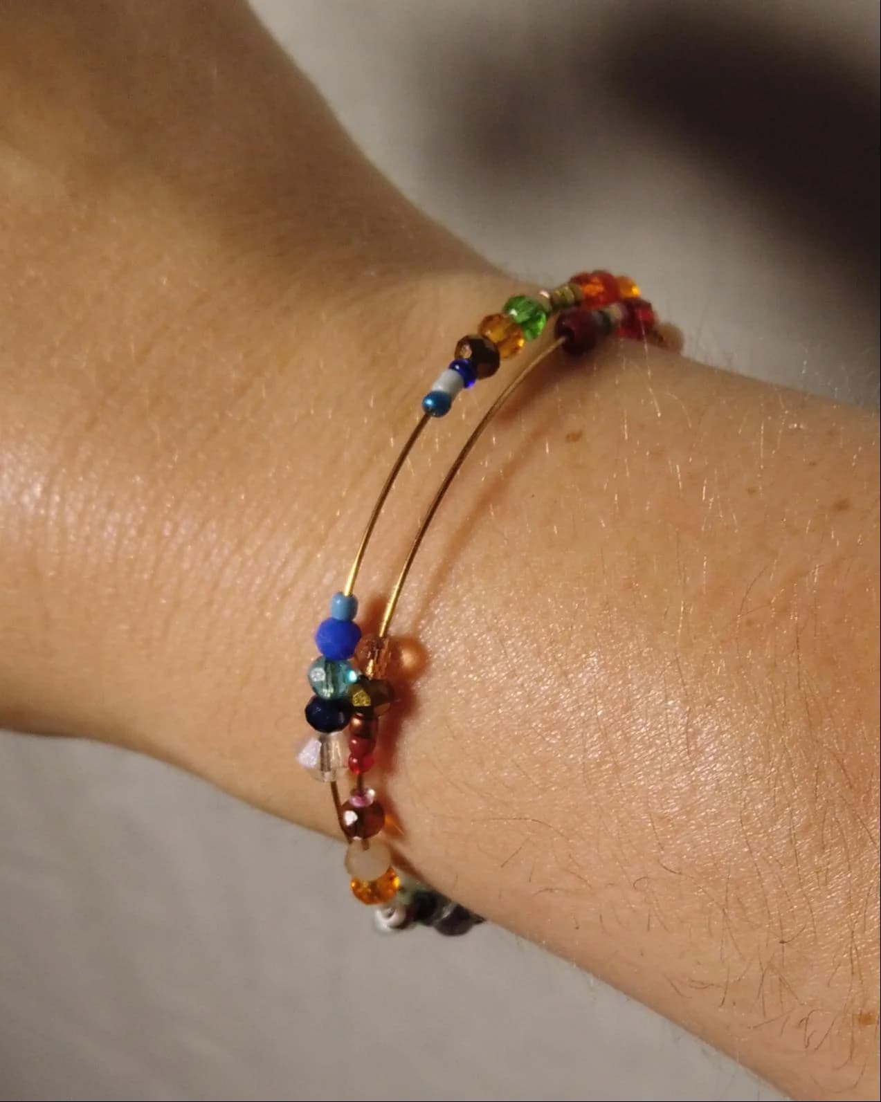Bracelet Golden Lucky Stones 💎 (pièce unique) — photo 2