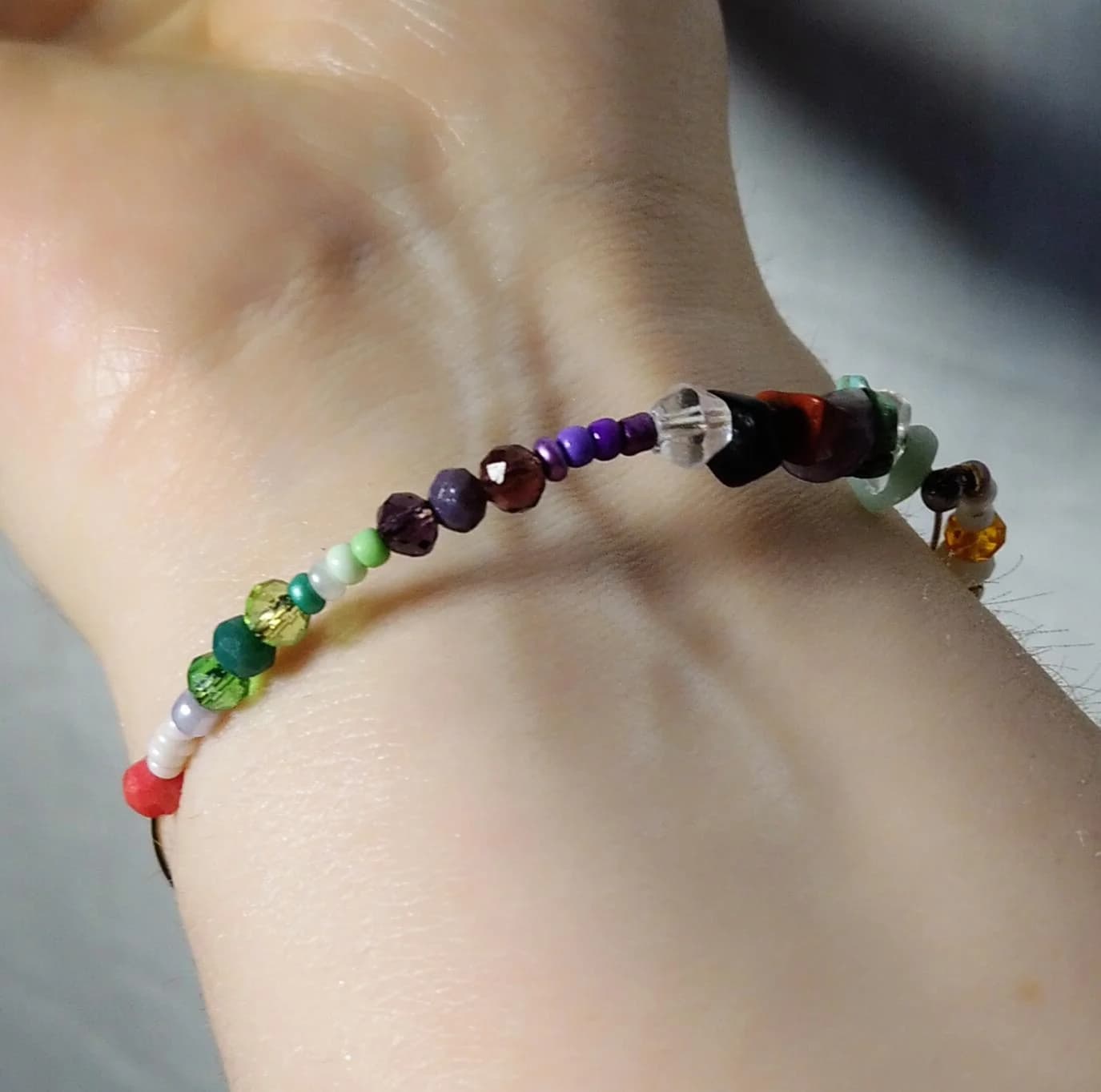Bracelet Golden Lucky Stones 💎 (pièce unique) — photo 4