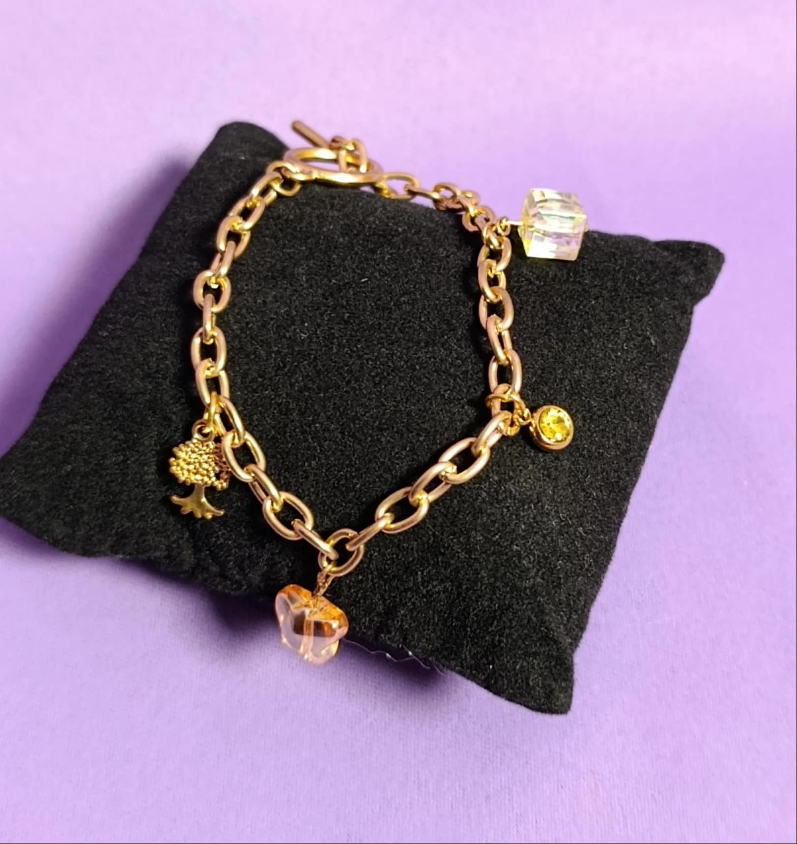 Bracelet Golden Sun Charm 🟨 (pièce unique)
