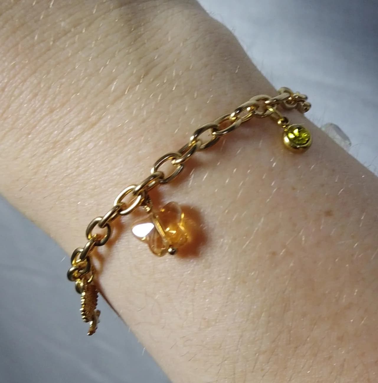 Bracelet Golden Sun Charm 🟨 (pièce unique) — photo 3